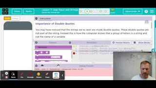 Code org - Event-Driven Programming in App Lab User Input and Strings