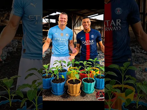 They Turned Trash Into Something AMAZING! ♻️😱🌱 #football #ronaldo #funny #haaland #shorts #ronaldojr