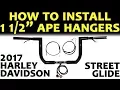 How to Install STEP BY STEP Ape Hangers Handlebars on Harley Davidson Street Glide