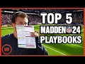 Best Offensive Playbooks in Madden 24