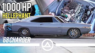 Download Loud \u0026 Violent 1,000HP Hellephant Powered Dodge Charger Throws Down MP3