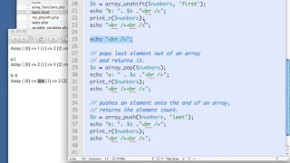 PHP Tutorial Advanced 02 02 Applying more array functions