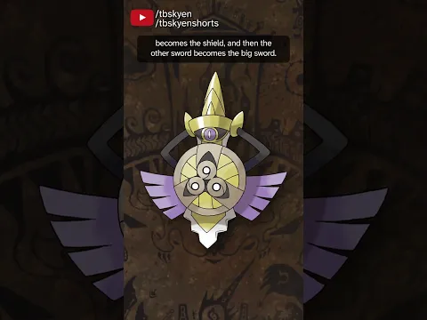 Aegislash, you can't call that a "form" | #pokemon