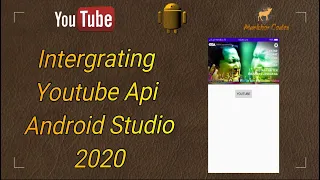 Integrating Youtube Api into Android Studio Play on Youtube Player android app solved 2020