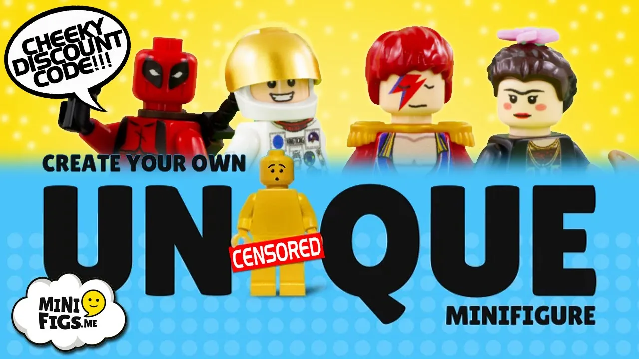 How to make a CUSTOM Lego Minecraft MINIFIGURE