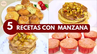 Si tienes MANZANA, prepárala así !!...5 RECETAS Fáciles y Deliciosas
