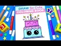 Birt ay Cake Coloring Pages for Kids Learn Colors