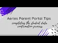 Aeries Parent Portal Tips