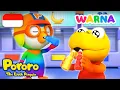 Lagu Pororo Bahasa Indonesia | Mesin Penjual Otomatis Pelangi Warna Warni 🎨 Belajar Warna | Kartun Anak