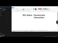 Episode 5 Conversion Characters in C