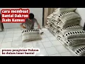 Lagu cara membuat Bantal isi Dakron mudah | kain kanvas sablon