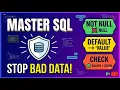 SQL Constraints Explained CHECK NOT NULL and DEFAULT