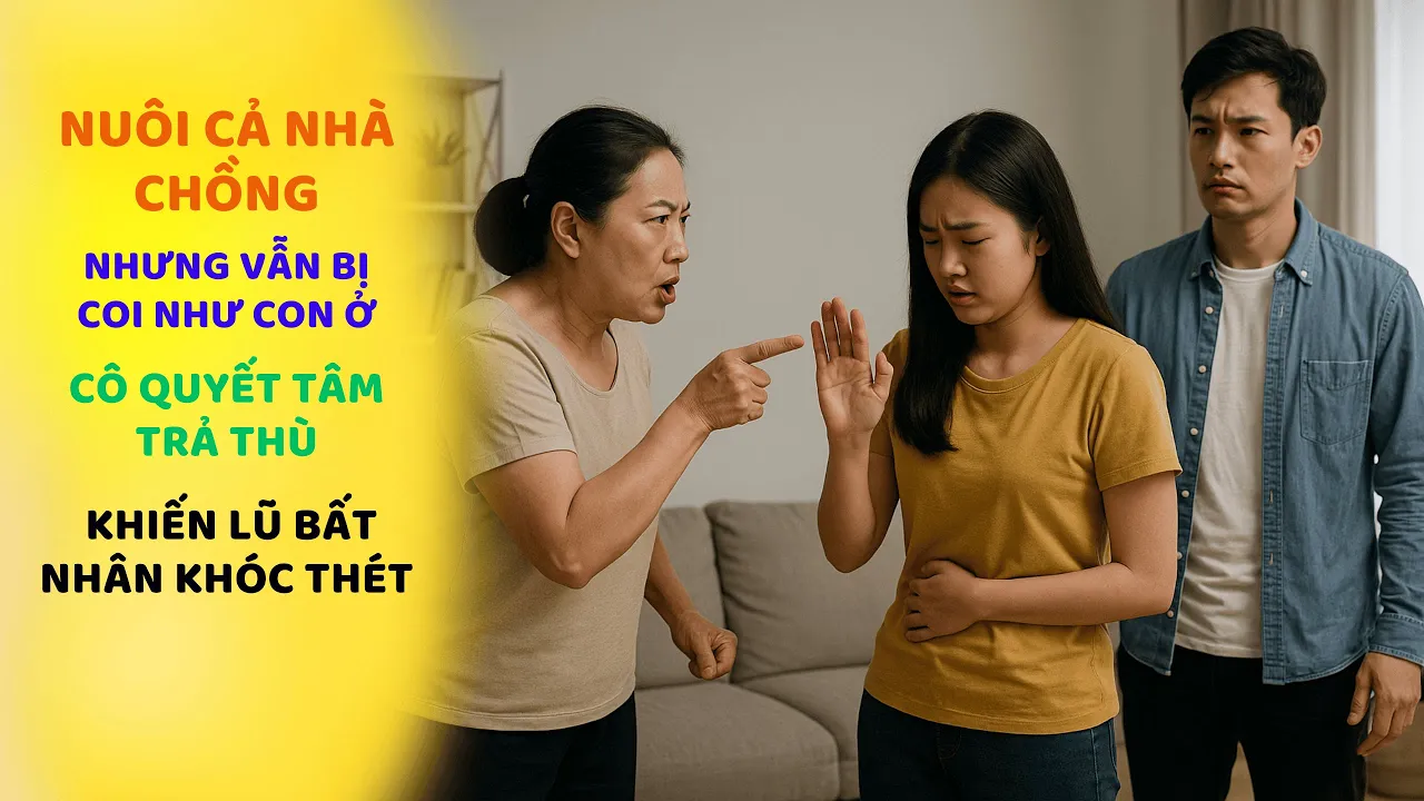 Outline Video NUÔI CẢ NHÀ CHỒNG NHƯNG VẪN BỊ COI NHƯ CON Ở – CÔ QUYẾT TÂM TRẢ THÙ KHIẾN LŨ BẤT NHÂN KHÓC THÉT