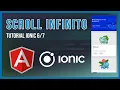 Como hacer el Infinite Scroll en IONIC - Tutorial