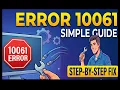 How to Fix Winsock Error 10061