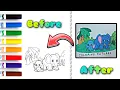 Elephant coloring coloring pictures