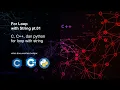07 While Loop with String in C CPP Python pt01