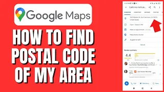 How To Postal Code Or Code Of My Area On Google Maps