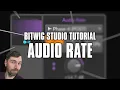 Audio Rate Modulation - Do not fear this modulator in Bitwig Studio