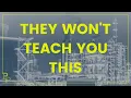 What they won t teach you about chemical engineering