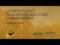 LaPorte County Problem Solving Court Commencement March 4 2025