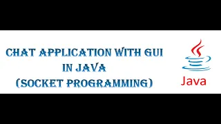 CHAT APPLICATION With GUI IN JAVA Socket Programming