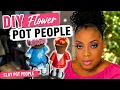 DIY How to make Flower Pot People Clay Pot People