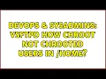 DevOps SysAdmins VSFTPD how chroot not chrooted users in home