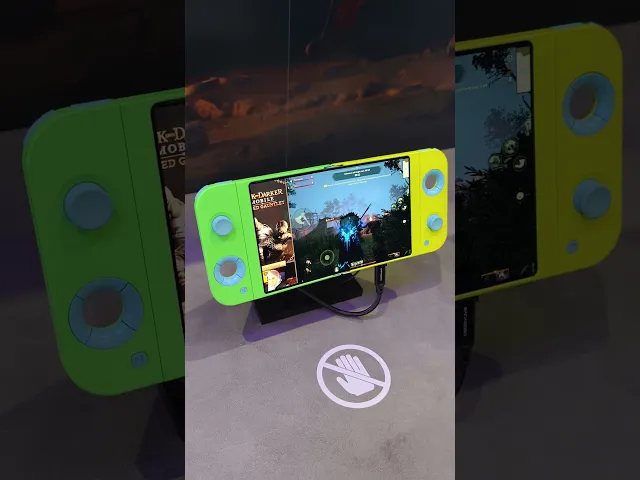 Folding Switch?! Samsung prototype handheld revealed #mwc25 #samsung #gaming