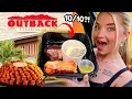 Trying Outback Steakhouse s MOST POPULAR Dishes Blooming Onion Steak Lobster more