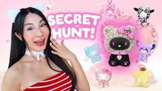 Hunting for the SECRET Black Hello Kitty! 🖤💖 | Miniso x Sanrio Forest Animals Blind Box Unboxing