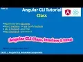 Angular CLI Class Interface and Enum