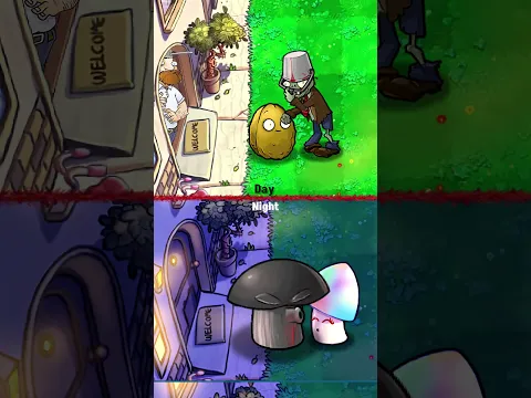 Day or Night? #pvz #plantsvszombies