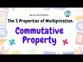 Commutative Property The 5 Properties of Multiplication Math Homework Help