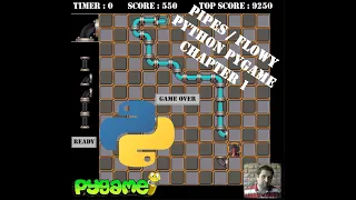 Pipes Flowy - Chapter 1 Python Pygame Module Programming Beginners