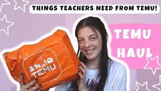 TEMU HAUL Things teachers need from TEMU Australian Teacher