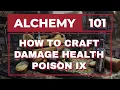 ESO Alchemy 101 How to Craft Damage Health Poison IX