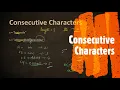 Consecutive Characters LeetCode 1446 Coders Camp