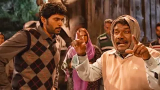 विक्रम प्रभु की कमर की डोर घूम गई तो वह गाँव वालों से पूछ रहा है। Wagah Movie Best Scene