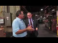 Rep Wheeler tours Aurora Metals talks job retention