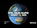 Total Solar Eclipse 2026 Where will it be visible - See NASA Animations