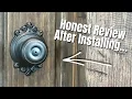 REVIEW Schlage Georgian Door Knob with Brookshire Trim Bed Bath Privacy Lock Aged Bronze