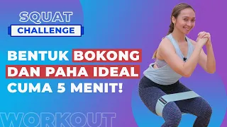 Download 5 Menit Squat Challenge! Bokong dan Paha Pasti Kencang Dengan Workout Ini -  Hip Resistance Band MP3