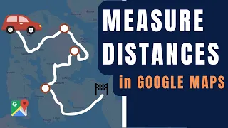 Google Maps - How to Check the Driving Distance along a Trip
