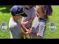 Download Lagu Kid Cops And Robbers With Cousins Chase in Front Yard  3 Year Old Bank Teller