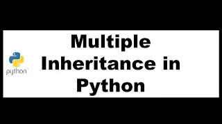 Python Bangla Tutorials 53 Multiple inheritance