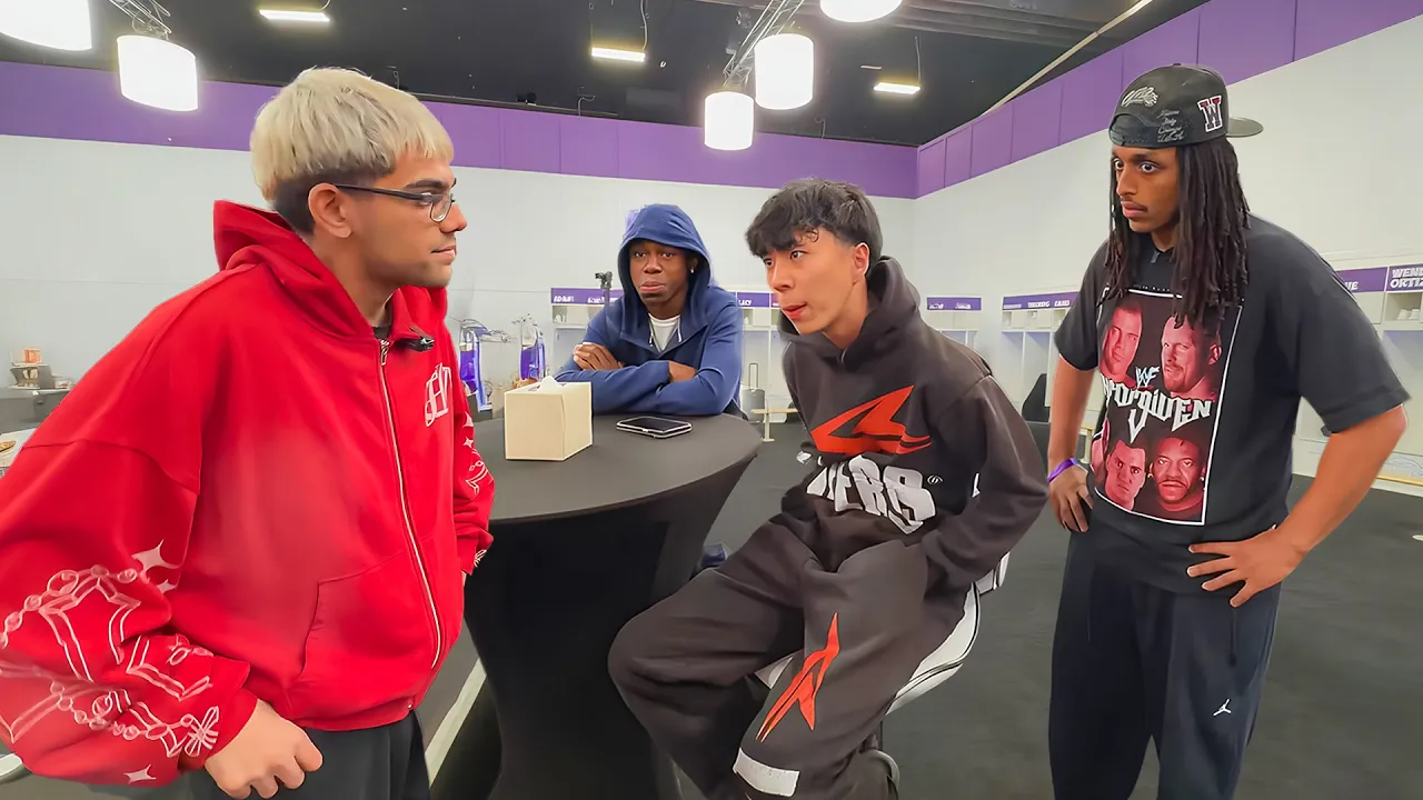 Ray PRESSES N3on About Kai Cenat At Mr Beast Streamer Event..