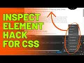How To Use Inspect Element for Custom CSS