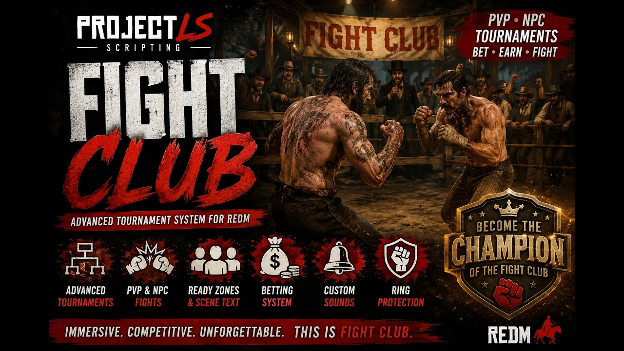 🥊 ProjectLS Fight Club - Advanced Tournament System for RedM