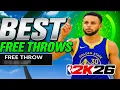 THESE ARE THE BEST FREE THROW ANIMATIONS IN NBA 2K26 BEST FREE THROWS FOR ALL BUILD HEIGHTS